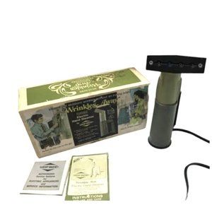 Vintage West Bend Wrinkles Away Electric Hand Steamer 5089 in Box Works!